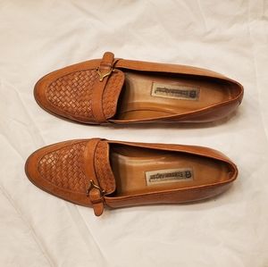 Vintage Tan Leather Etienne Aigner Loafers